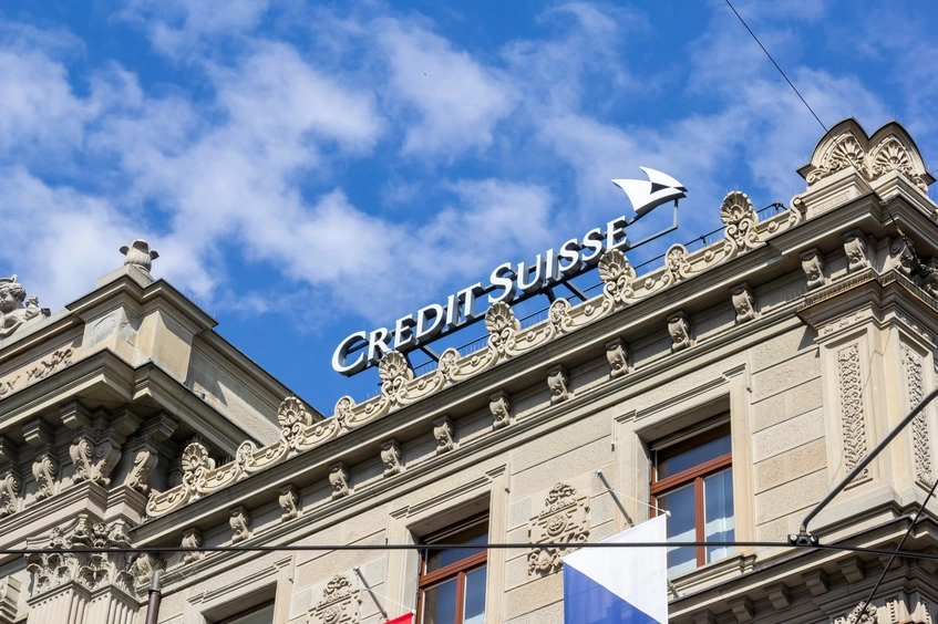 Fachada del Credit Suisse
