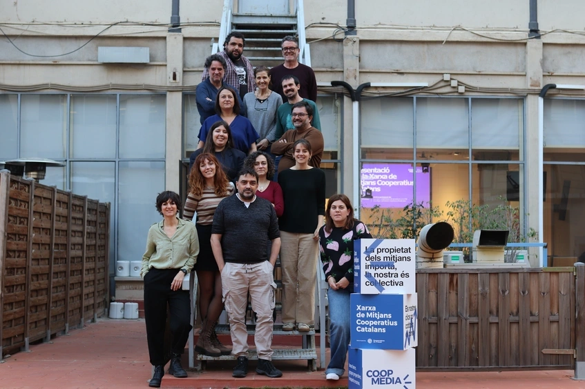 Miembros de la nueva xarxa//Foto:Anna Pujol