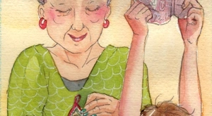 Abuela y niño