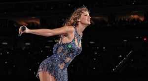 Taylor Swift en un concierto de The Eras Tour.